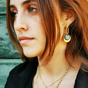 Boucles d'oreilles Mélina - Collection Amazonie