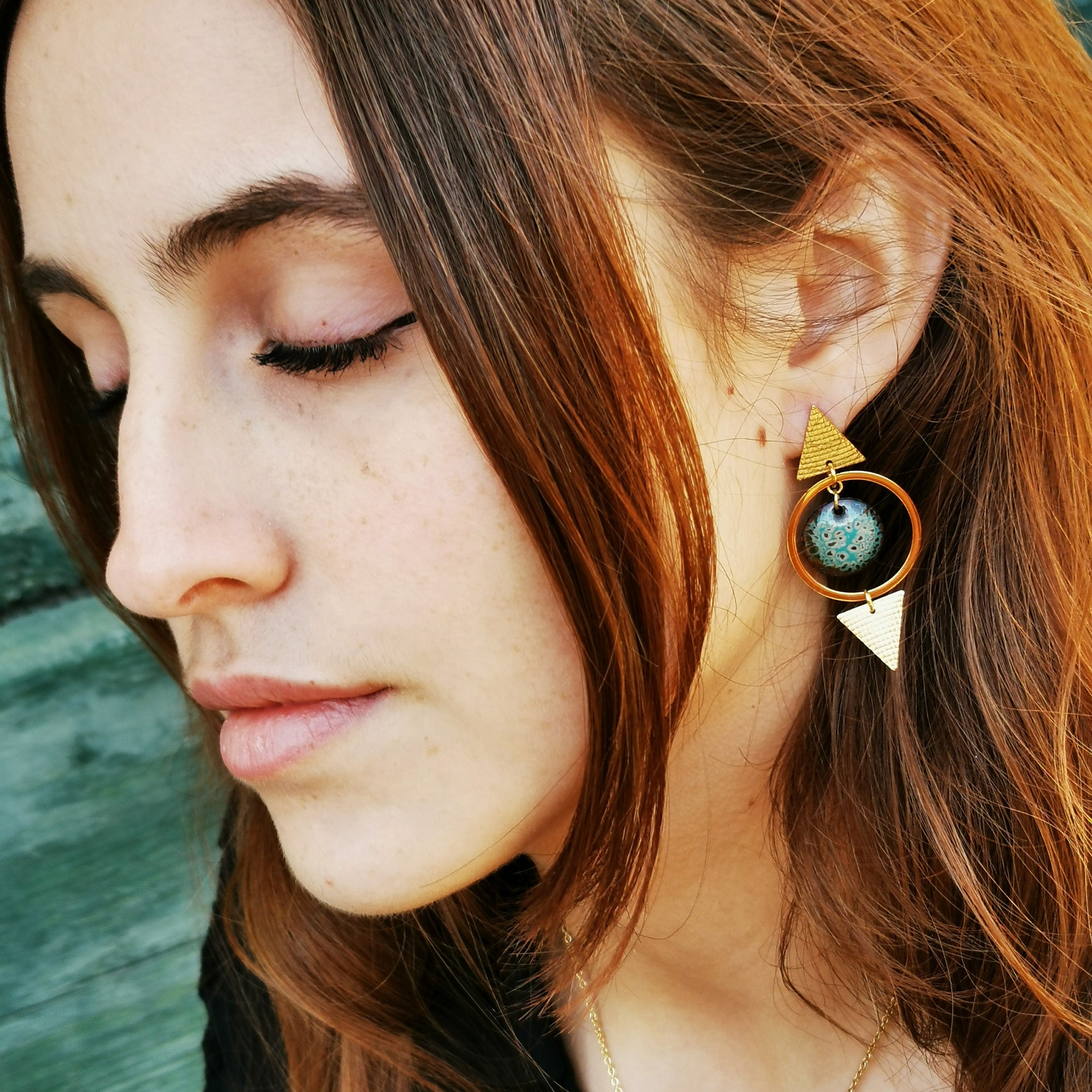 Boucles d'oreilles Clemence - Collection Amazonie