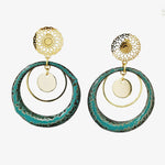 Upload image to gallery, Boucles d&#39;oreilles Ophelie - Collection Amazonie
