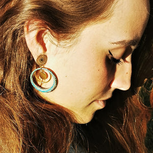 Boucles d'oreilles Ophelie - Collection Amazonie