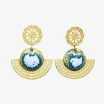 Upload image to gallery, Boucles d&#39;oreilles Victorine - Collection Myosotis
