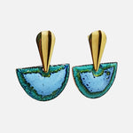 Upload image to gallery, Boucles d&#39;oreilles Candice - Collection Lagon
