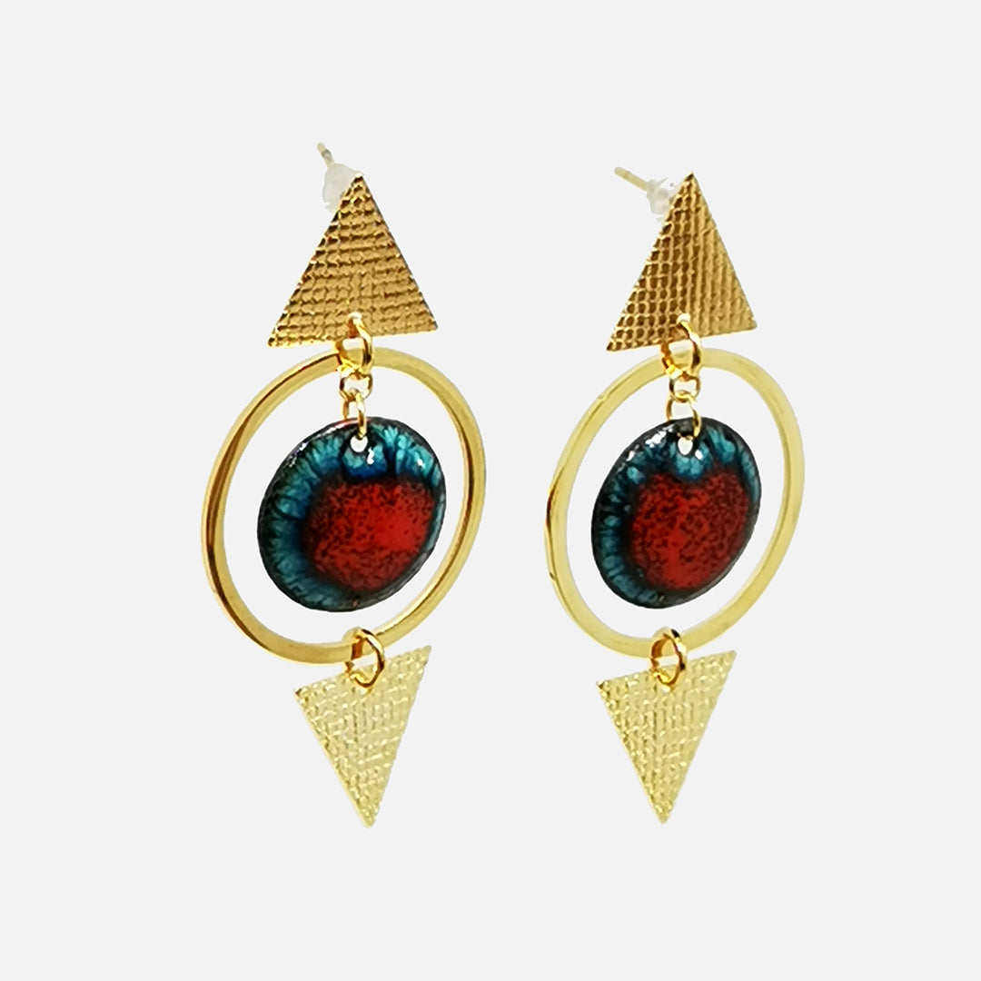 Boucles d'oreilles Clemence - Collection Magma