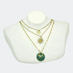 Upload image to gallery, Collier Triple Aurore - Collection Lagon
