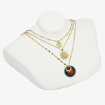 Upload image to gallery, Collier Triple Aurore - Collection Magma
